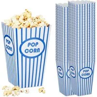 relaxdays Snackschale Popcorntüten 144er Set, Pappe