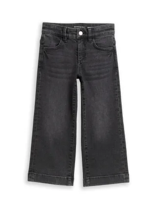 tom tailor kids - Wide Leg Jeans mit Stretch grey denim - Gr. - 110