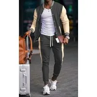 RMK Jogginganzug Herren Trainingsanzug Sportanzug Gym Fitness Classic, Set (1 Jacke + 1 Hose)
