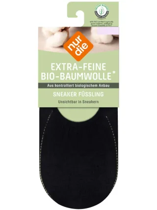 NUR DIE Damen Sneaker Füsslinge Feine Baumwolle OCS