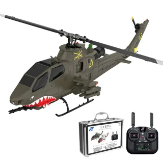 Eachine E187S AH-1 Cobra 2.4G 9CH 6G GPS Optical Flow Localization LiDAR TOF Altitude Hold Dual Brushless Motor 1:32 Sca