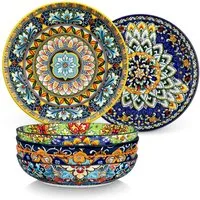 vancasso Pastateller Suppenschale, Salatschale für 2/6, Porzellan, BOHO-Stil, (6 St)