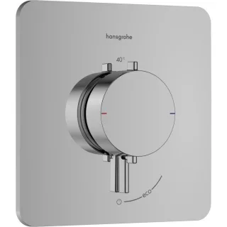 hansgrohe Ecostat Comfort Q Thermostat 33712000 Unterputz, für 1 Verbraucher, 25,9 l/min, chrom