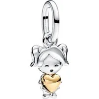 Pandora Charm-Einhänger 763601C00, Mädchen, Vergoldet, Familie