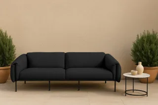 Home affaire 3-Sitzer "Lumi" Outdoor Gartensofa, wetterfeste Materialien, Breite 228 cm