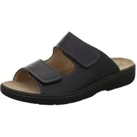 AFS-Schuhe 350223 Wechselfußbett Pantolette für Herren mit Fußbett, bequeme Sandalen aus Leder