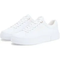 Tommy Hilfiger TH FOXING PLATFORM CANVAS Plateausneaker Freizeitschuh, Schnürschuh, Halbschuh mit Schaftrand-Polsterung