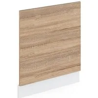 Vicco Frontblende R-Line, Sonoma/Weiß, 60 cm ohne Arbeitsplatte (1 St)