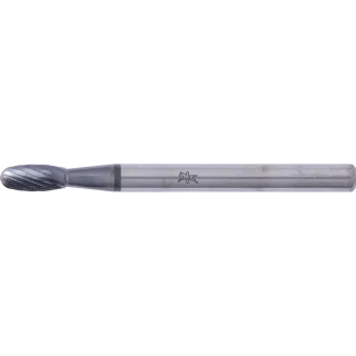 PFERD TOOLS Hartmetall Hochleistungsfrässtift Tropfen TRE Ø 03x07mm Schaft-Ø 3mm Z3 HICOAT beschichtet universal mittel - 21210054