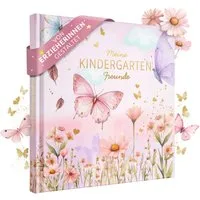 Eulentaler Freundebuch Kindergarten Einhorn I Von Erzieherinnen gestaltet I, Handgemalte Einhörner & Prinzessinnen I Kinderfreundliche Gestaltung