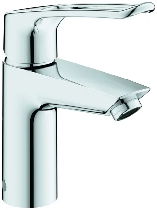 GROHE Waschtischarmatur Eurosmart 23986_3 S-Size Verbrühschutz offener Hebel chrom, 23986003 23986003