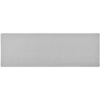 vidaXL Teppich Teppichläufer Hellgrau 50x150 cm, Rechteckig, Höhe: 0.3 mm