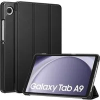 SmartUP Tablet-Hülle für Samsung Galaxy Tab A9 Klapphülle Tasche Case Cover Schutzglas 9H 8,7 Zoll, integrierte Standfunktion, integrierter Magnetverschluss