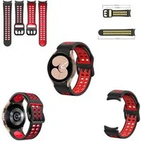 Wigento Smartwatch-Armband Für Samsung Galaxy Watch FE 6 5 4 Normal Pro Classic Silikon Armband