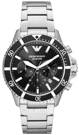 Emporio Armani Diver Silber Herren Armbanduhr AR11360
