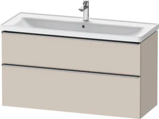 Duravit D-Neo Waschtischunterbau wandhängend Taupe Matt 1184x452x625 mm - DE4391070910000 DE4391070910000