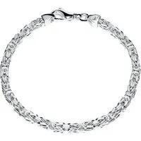 JEWLIX Königsarmband JEWLIX 4,5 mm Armband Königsketten Design 925er Silber KA0045