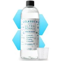EyeAm Ultraschallreiniger Konzentrat für jedes Ultraschallgerät, Brille & Schmuck, 1x1000 ml, Inkl. Dosierhilfe im Flaschenhals & Messbecher