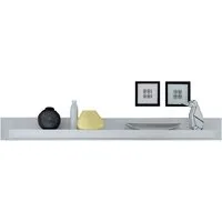 Lomadox Wandregal COLORADO-61, Wandboard Bücherregal Regal 200cm breit weiß