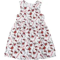 Cerdá Sommerkleid Hello Kitty Mädchen Jerseykleid Gr. 116 - 152 cm