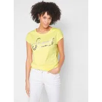 bonprix T-Shirt lockere Passform, Kurzarm, aus Baumwolle