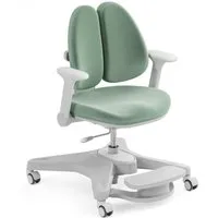 HOKO Kinderstuhl Höhenverstellbarer, mitwachsender Kinder Stuhl (Ergo Study Kid Kinder Schreibtisch Stuhl, Sitz und Rücken separat verstellbar. Ergonomisches Sitzen für Kinder, 1 St), Ergonomischer Kinderstuhl mit Fußstütze und selbstsperrenden Rolle