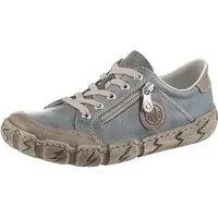 Rieker Sneaker mit Zierreißverschluss, Freizeitschuh, Halbschuh, Schnürschuh