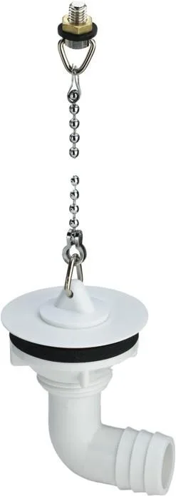 Viega Ablaufventil 7373.1 in G3/4 x 50mm Kunststoff weiss 125523