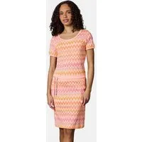 Ragwear Minikleid Baomi Print YOUMODO Gemustertes kurzes Sommerkleid mit Taillenkordel