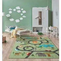 the carpet Teppich Happy Life, rechteckig, Höhe: 4 mm, Life Kinderzimmer Teppich Spielteppich pflegeleicht