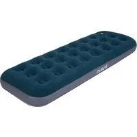 Avenli Luftbett Camping für 1 Person mit Fußpumpe bis 150 kg 192x73x22cm Single-Size, (Ideal als Reisebett oder Isomatte, 1-tlg., Luftmatratze einfach aufblasbar mit integrierter Luftpumpe), für Indoor und Outdoor mit beflockter Oberfläche
