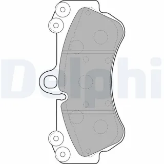 Delphi Bremsbel?ge vorne Porsche Cayenne VW Touareg