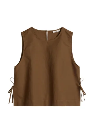 Marc OPolo DENIM - Blusen-Top boxy umbra brown - Gr. - XS