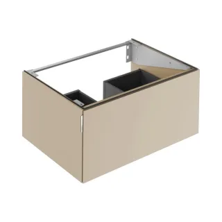Keuco Waschtischunterschrank Edition 11 Art 32511520801 80x35x49cm, 1 Frontauszug, Innenbeleuchtung, Lack seidenmatt, sand
