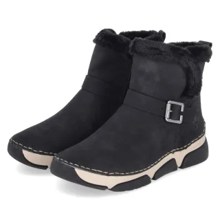 Rieker Stiefeletten  Schwarz - Gr. 36 -  Textil