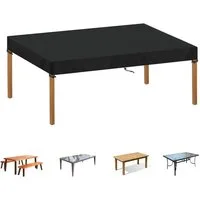 FELIXLEO Gartenmöbel-Schutzhülle Gartentisch Abdeckung 150x90x15cm wasserdicht 420D Oxford (1-St)