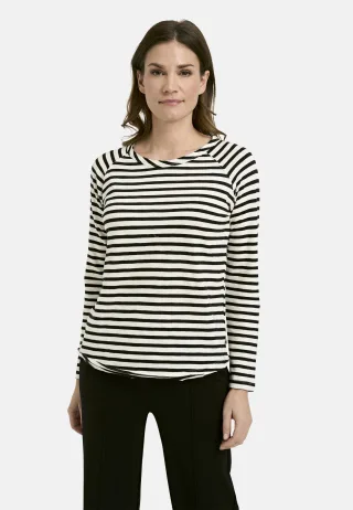 Smith&Soul - Basic sweat raglan striped black - Gr. - XL