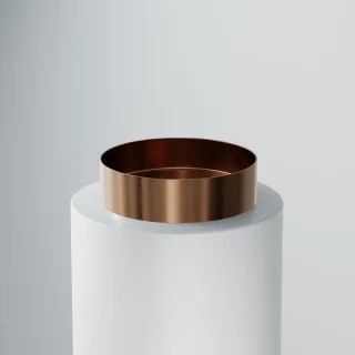 Steinberg Serie 442 Waschtisch Aufsatzbecken aus Edelstahl, rose gold, 442 6020 RG 442 6020 RG