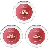 Essence Rouge SOFT BAKED BLUSH, 3-tlg., für einen soften, strahlenden Glow