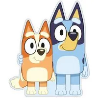 Bluey Dekokissen Plüschkissen Flauschiges Kuschelkissen für Zuhause Dekokissen