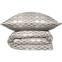 Schiesser Bettwäsche Lotta aus weicher Baumwolle mit grafischem Muster, Renforcé, 2 teilig, MADE IN GREEN by OEKO-TEX®