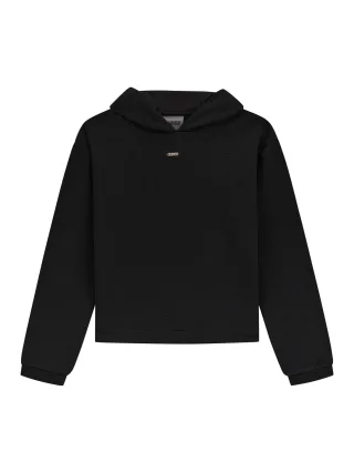 Guess Kids - HOODED LS ACTIVE TOP_MINIME PEONY M BLACK - Gr. - 14