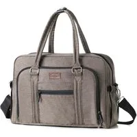 Daliya® Wickeltasche ALPINO PURE Tasche mit praktischen Funktionen, inkl. Wickelunterlage (3-tlg., Wickeltasche, gepolsterte Wickelunterlage, Schulterriemen mit Karabiner), Wickeltasche mit 17 Fächern, Thermo-Fächern und Trolley-Funktion