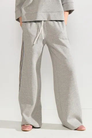 Nümph - NUNATHALIE PANTS medium grey mel - Gr. - M