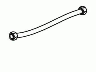 Schell Flexibler Anschusschlauch 3/8" für Schell Unterputz-Spülkasten 102490699