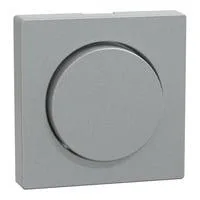 Zentralplatte Aluminium mit Drehknopf Typ MEG5250-0460 für Dimmer, System M aluminium, Retail