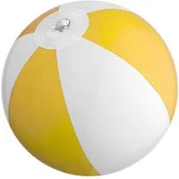 Macma Wasserball Mini Strandball / Wasserball / Farbe: gelb-weiß