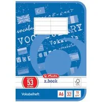 Herlitz Schulheft Vokabelheft A6 32 Blatt
