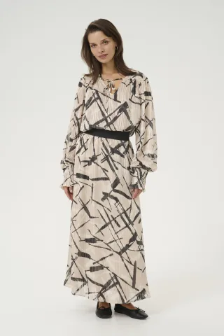 Rock Regular fit Feather Gray/Black Graphic multicolour