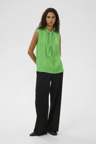 Kurzarm-Bluse SLNadeya Kurzarm-Bluse Gerade Passform